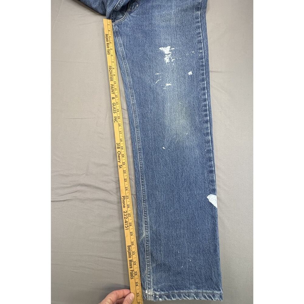 Carhartt FRB160 Flame Resistant Jeans 36X36 Relaxed Fit FR Denim Cat 3 Work Pant - Picture 5 of 14